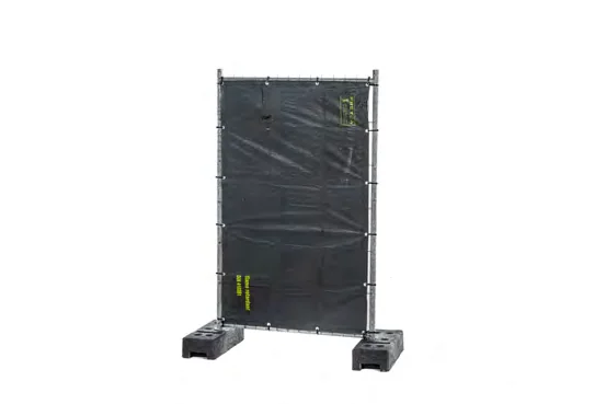 Looppoort gezeild (zwart)