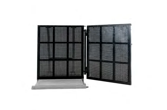 Stagebarrier deur (zwart)